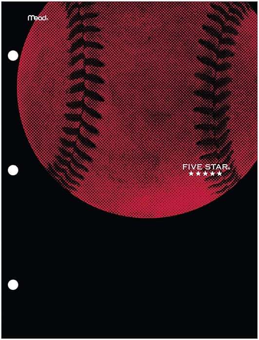 Five Star Folder, 4 Pocket, Water-Resistant Paper Folder, Assorted Sports Designs, Design Selected for You, 1 Count (33176) - Image 9
