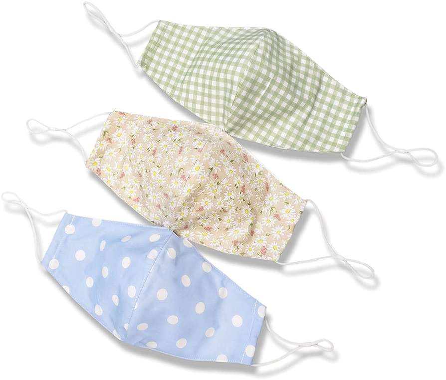 HOPE LOVE SHINE Face Mask Adjustable Filter Pocket Reusable Breathable Washable Cloth Mask Face Masks for Women Men - 3 Pack - Image 1
