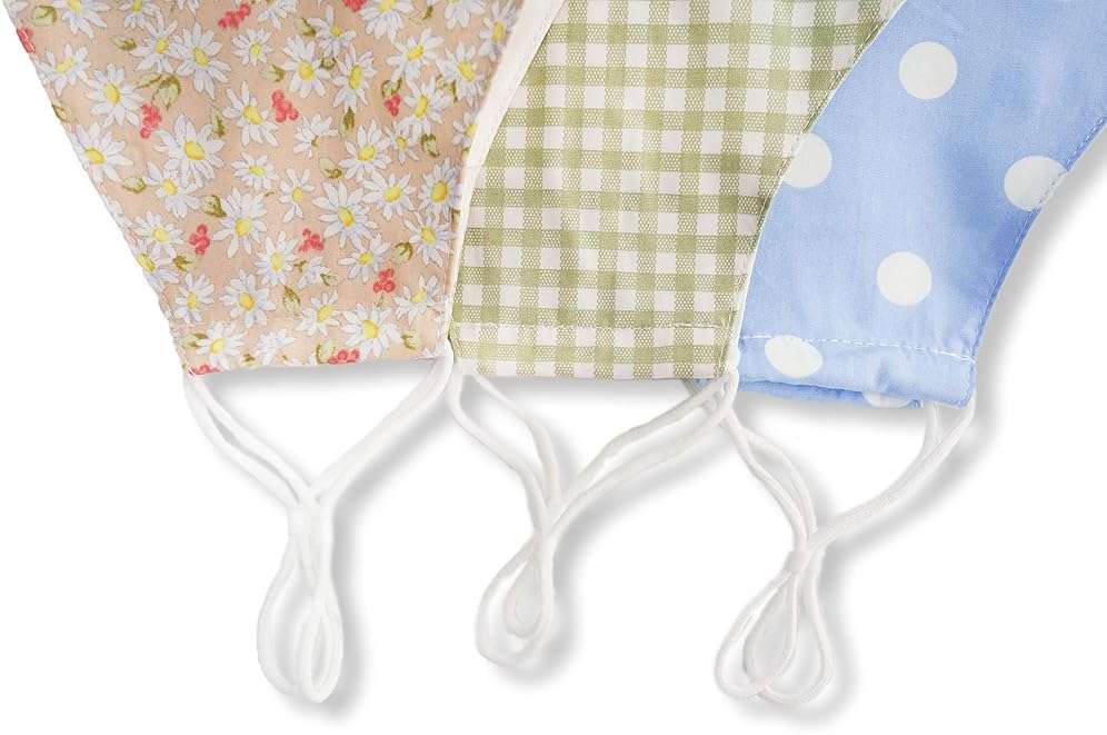 HOPE LOVE SHINE Face Mask Adjustable Filter Pocket Reusable Breathable Washable Cloth Mask Face Masks for Women Men - 3 Pack - Image 5
