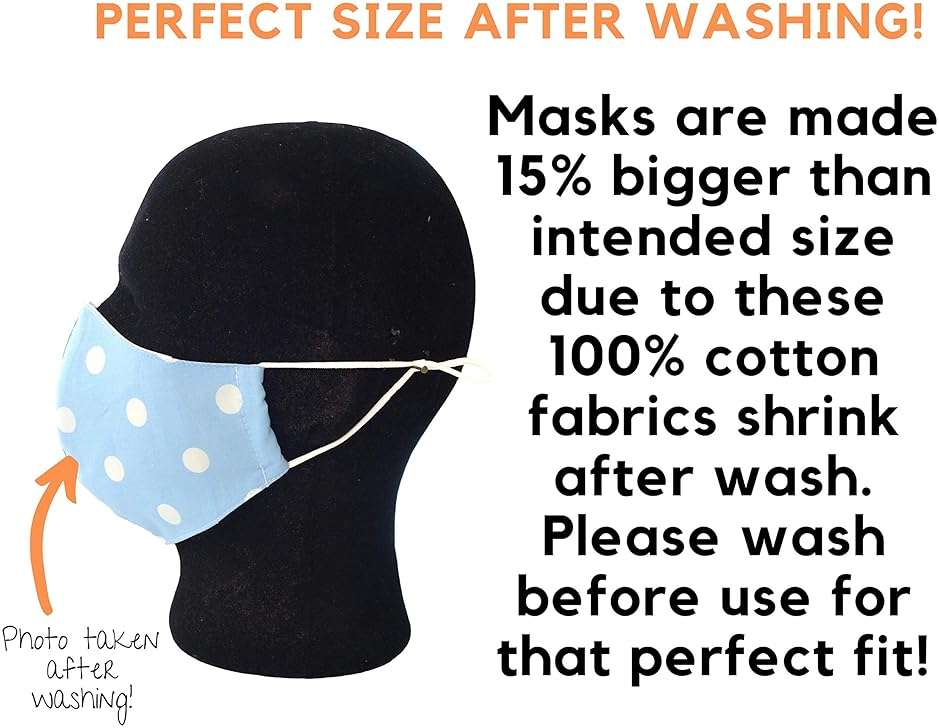 HOPE LOVE SHINE Face Mask Adjustable Filter Pocket Reusable Breathable Washable Cloth Mask Face Masks for Women Men - 3 Pack - Image 7