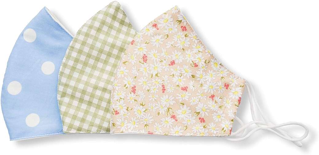 HOPE LOVE SHINE Face Mask Adjustable Filter Pocket Reusable Breathable Washable Cloth Mask Face Masks for Women Men - 3 Pack - Image 8