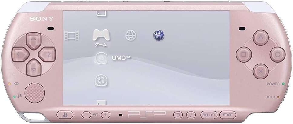 Sony PSP Slim and Lite 3000 Series Handheld Gaming Console with 2 Batteries and Memory Card (Pink) (Renewed) - Image 1