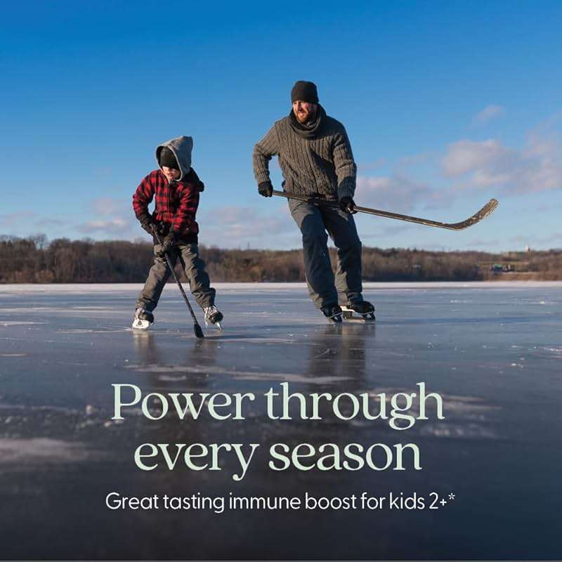 New Chapter Elderberry Kids Syrup, Advanced Immune Defense for Ages 2+, 64x Concentrated Elderberry, Sweetened with Throat-Soothing Grade A Honey, Non-GMO Project Verified, 4 Fl Ounce - Image 2