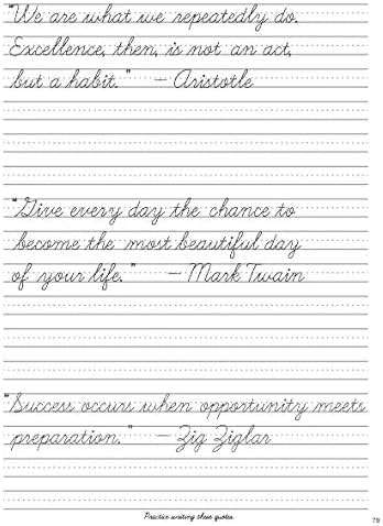 Cursive handwriting workbook for Adults: Learn to write in Cursive, Improve your writing skills & practice penmanship for adults (Master Print and Cursive Writing Penmanship for Adults) - Image 3