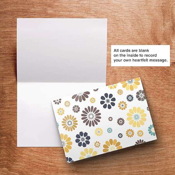 Dessie 100 Unique Blank Cards With Envelopes 4x6 - All Occasion Blank Greeting Cards w/Colored Envelopes & Gold Seals. No Repetition. Note Cards with Envelopes Set - Image 6