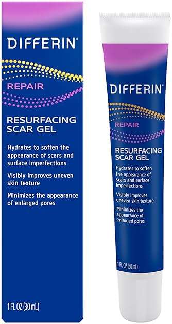 Differin Gel Acne Scar Spot Treatment for Face, Resurfacing Scar Gel, Gentle Skin Care for Acne Prone Sensitive Skin, 1 Oz (Packaging May Vary) - Image 1