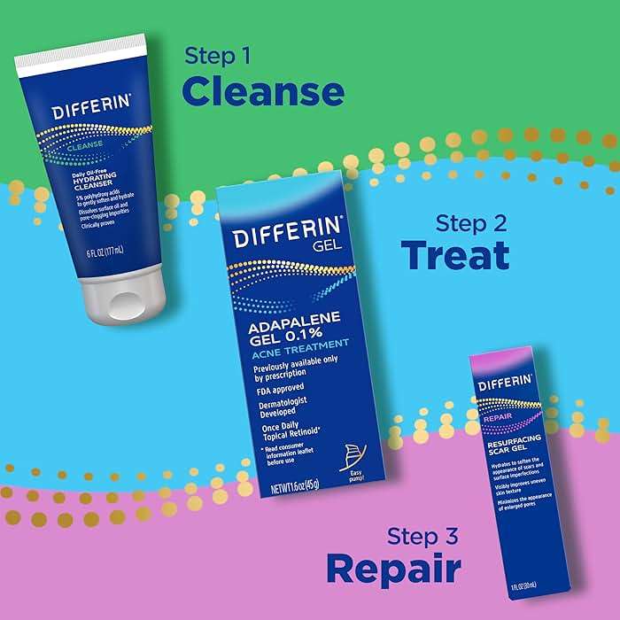 Differin Gel Acne Scar Spot Treatment for Face, Resurfacing Scar Gel, Gentle Skin Care for Acne Prone Sensitive Skin, 1 Oz (Packaging May Vary) - Image 5