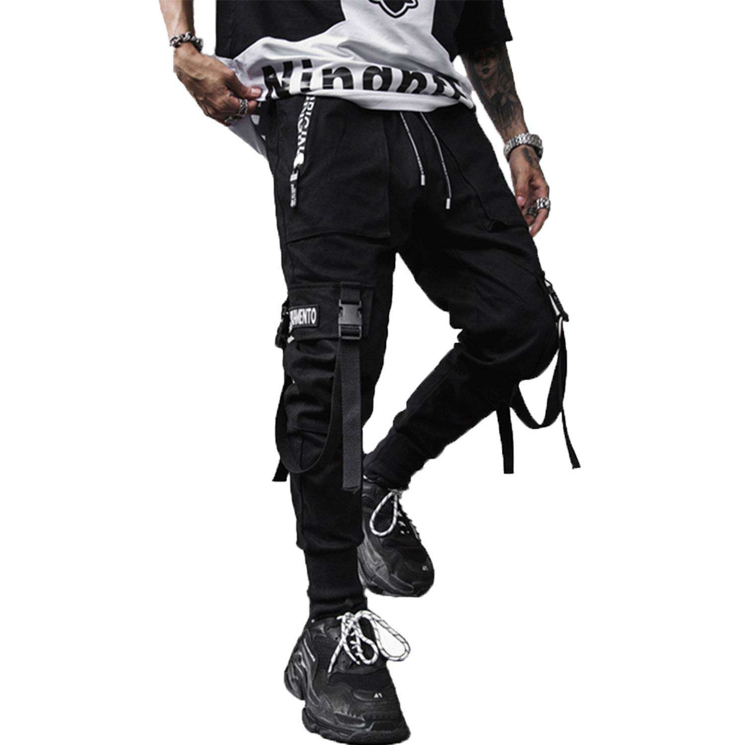 XYXIONGMAO Men's Jogger Pants Techwear Hip Hop Harem Pants Streetwear Tactical Track Pants - Image 1