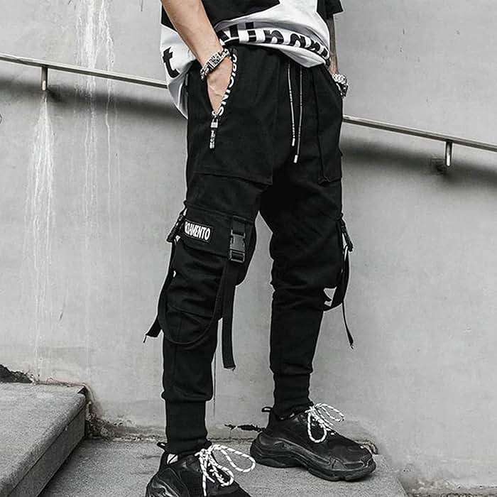 XYXIONGMAO Men's Jogger Pants Techwear Hip Hop Harem Pants Streetwear Tactical Track Pants - Image 2