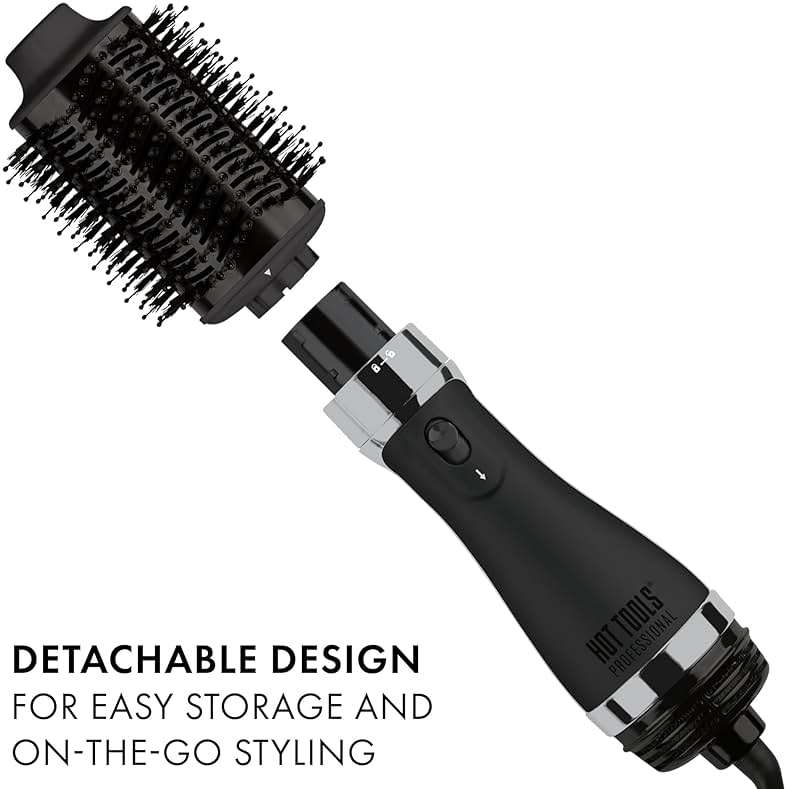 Hot Tools Pro Artist Black Gold Detachable One Step Volumizer and Hair Dryer | Pro Drying & Styling (Large) - Image 6