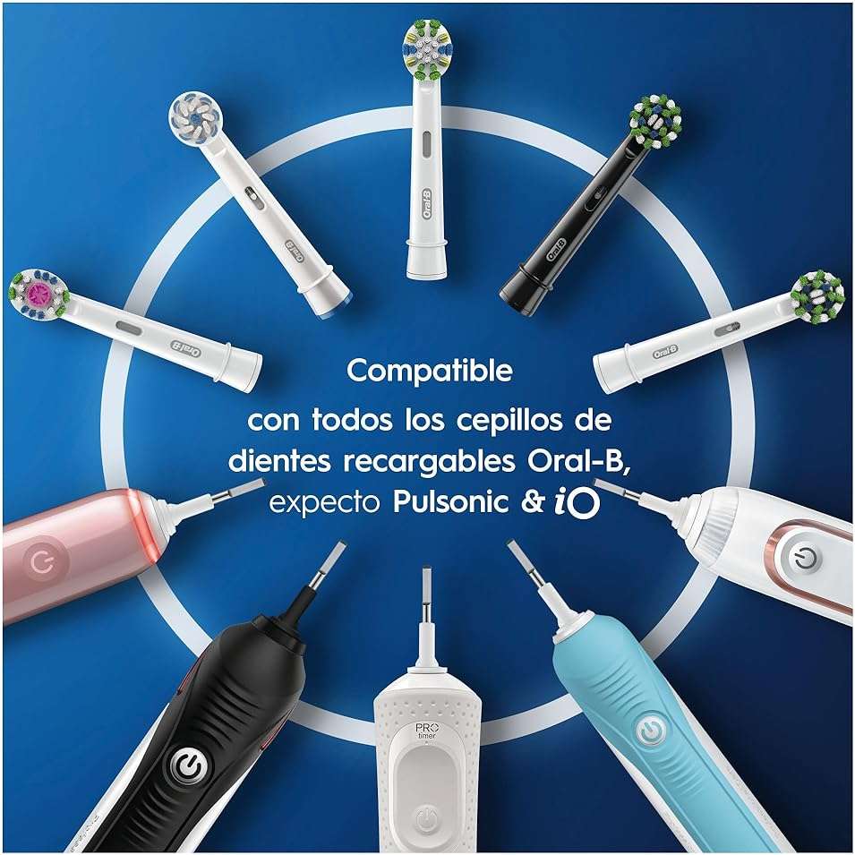 Oral-B Precision Clean Replacement Brush Heads, CleanMaximiser Bristles, Pack of 8 - Image 2