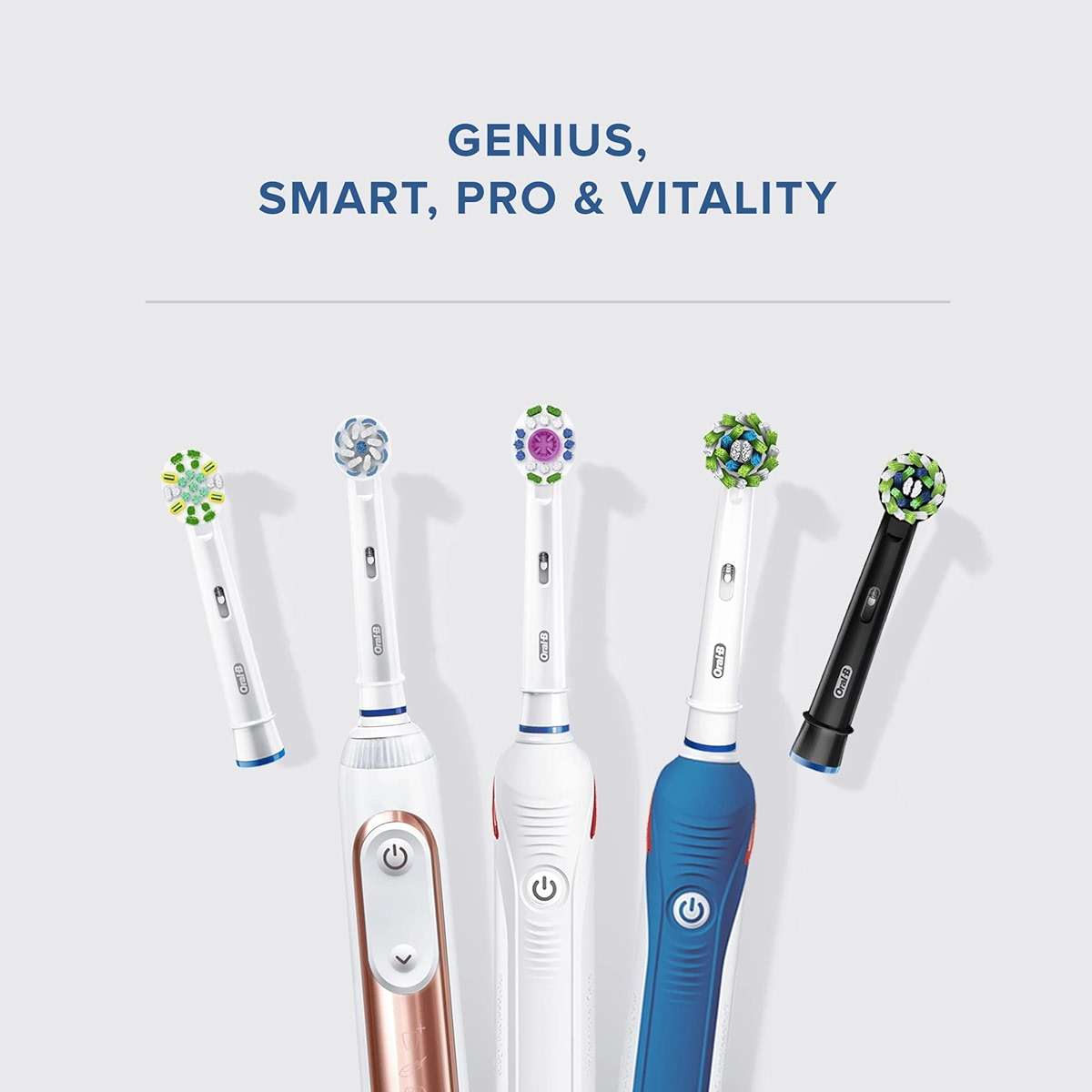Oral-B 3D White Electric Toothbrush Head with CleanMaximiser Technology, Angled Bristles for Deeper Plaque Removal, Pack of 4, White - Image 6