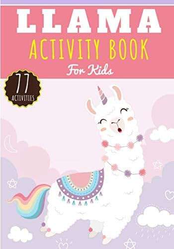 Llama Activity Book: For Kids 4-8 Years Old Boy & Girl | Preschool Activity Book 77 Activities, Games and Puzzles To Discover and Learn on Cute Llamas ... Alpaca | Coloring, Maze, Wordsearch and More. - Image 1