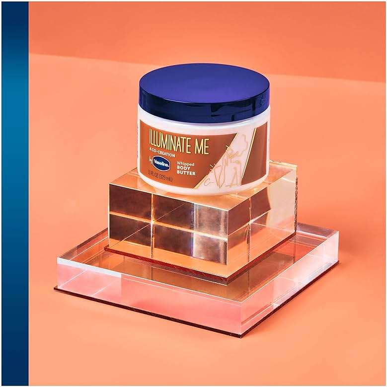 Vaseline Illuminate Me Shea Butter Whipped Body Butter for Melanin Rich Skin Provides 24 Hour Moisturization for Dry Skin 11 oz - Image 3