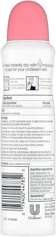 Dove Antiperspirant Deodorant Rose Petals 3.8 oz 3 Count - Amazon Vine - Image 2