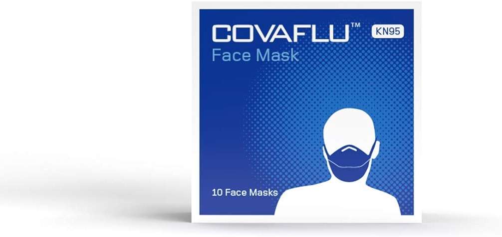 Covaflu KN95 Face Masks, White Face Mask Pack of 10 | KN95 Masks for Adults, Disposable Mask for Daily Use & Travel, Dust & Pollen Protection - Comfortable Fit with Loops - Image 6