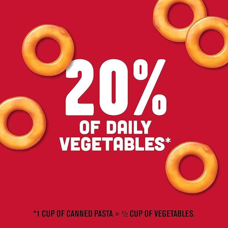 SpaghettiOs Canned Pasta with Meatballs, 15.6 oz Can (12 Pack) - Image 7