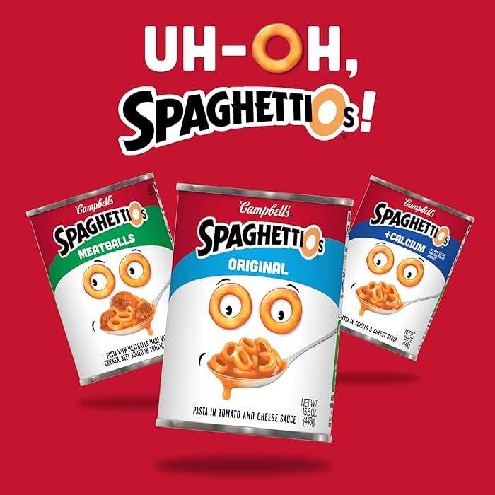 SpaghettiOs Canned Pasta with Meatballs, 15.6 oz Can (12 Pack) - Image 8