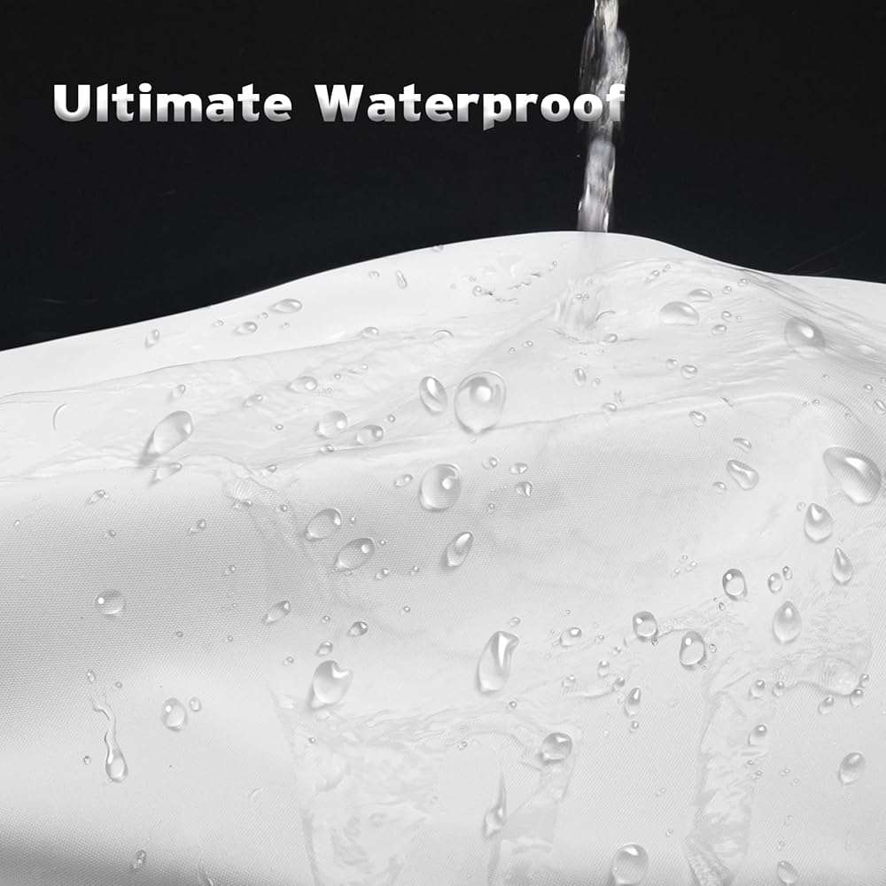 Titanker Waterproof Fabric Shower Curtain Liner Washable, Cloth Shower Liner with Magnets, White Shower Liner Soft Fabric, Lightweight Shower Curtain Liner, 70x72 Inches - Image 4