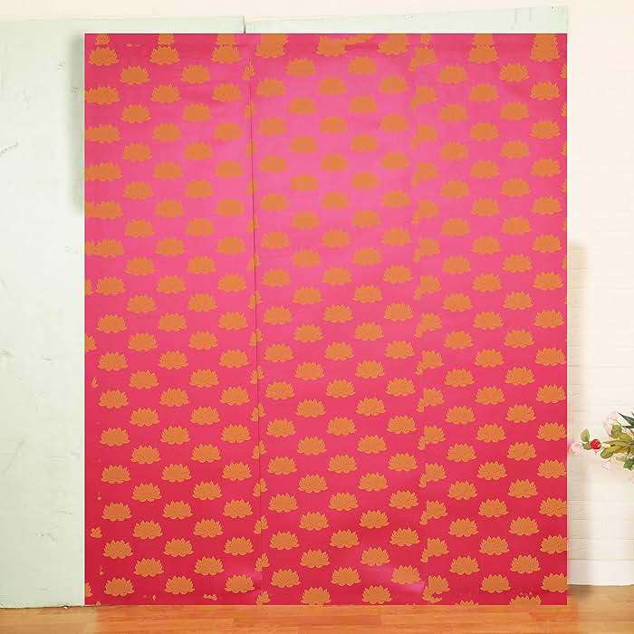 Desi Favors Hot Pink Lotus Paper Backdrop Sheets - Indian Backdrop Decorations for Wedding Background Wall Banner Set - 72x84 Inch - Image 5