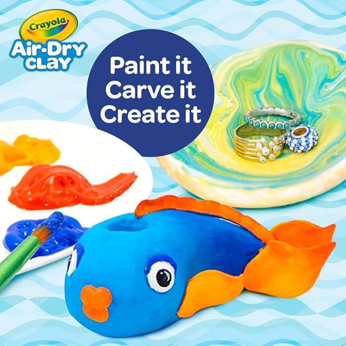 Crayola Air Dry Clay (5lbs), Teacher Supplies, Natural White Modeling Clay for Kids, Sculpting Material, Bulk Craft Supplies for Art Classrooms - Image 6