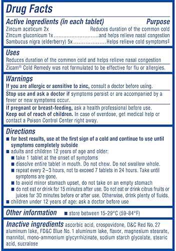 Zicam Cold Remedy Zinc RapidMelts, Elderberry Citrus Flavor, Homeopathic, Cold Shortening Medicine, Shortens Cold Duration, 25 Count - Image 6