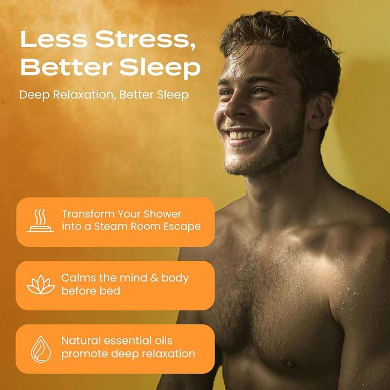 Body Restore Shower Steamers Aromatherapy 15 Pack – Fathers Day Gift for Dad, Birthday Gifts for Women & Men, Spa Stress Relief & Relaxation Self Care Gifts – Premium Citrus Essential Oil Tablets - Image 7
