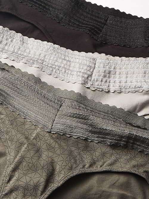 Warner's womens Blissful Benefits No Muffin 3 Pack Hipster Panties - Image 3