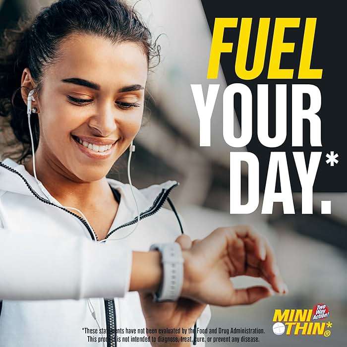 Mini Thin - Two-Way - Energy Tablets Formulated with Caffeine and Ephedrizine - 100 Tablets - Image 6