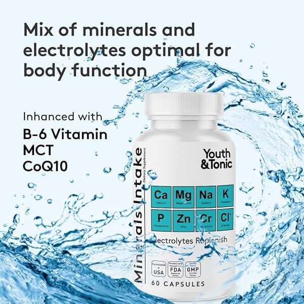 Youth & Tonic Water Pills for Water Retention – Flush & Shed Excess Fluids for Bloat Relief & Puffiness – Swelling Support for Legs & Feet – Diuretic 2 Pack with Electrolytes – 120 Capsules - Image 4