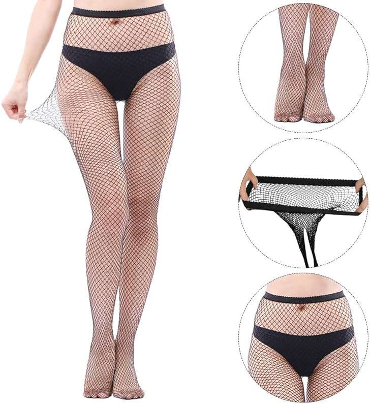 HOVEOX 9 Pairs Fishnet Stockings Fishnet Tights Patterned Fishnets Stockings Lace Patterned Tights Thigh High Pantyhose - Image 4