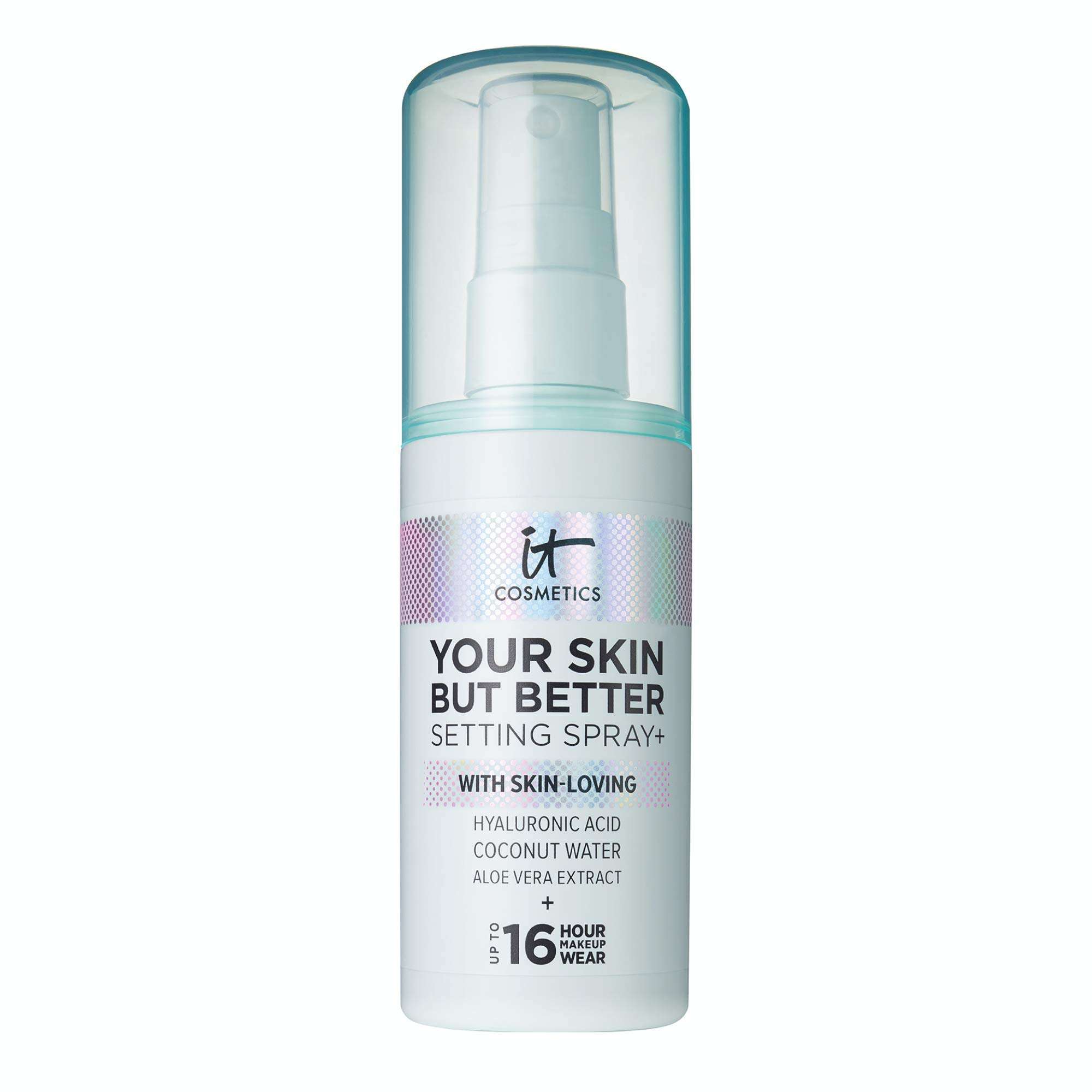 IT Cosmetics Your Skin But Better Makeup Setting Spray - Protects Makeup, Controls Shine, Provides Hydration - 16-Hour Hold - With Hyaluronic Acid, Coconut Water & Aloe Vera - Image 1