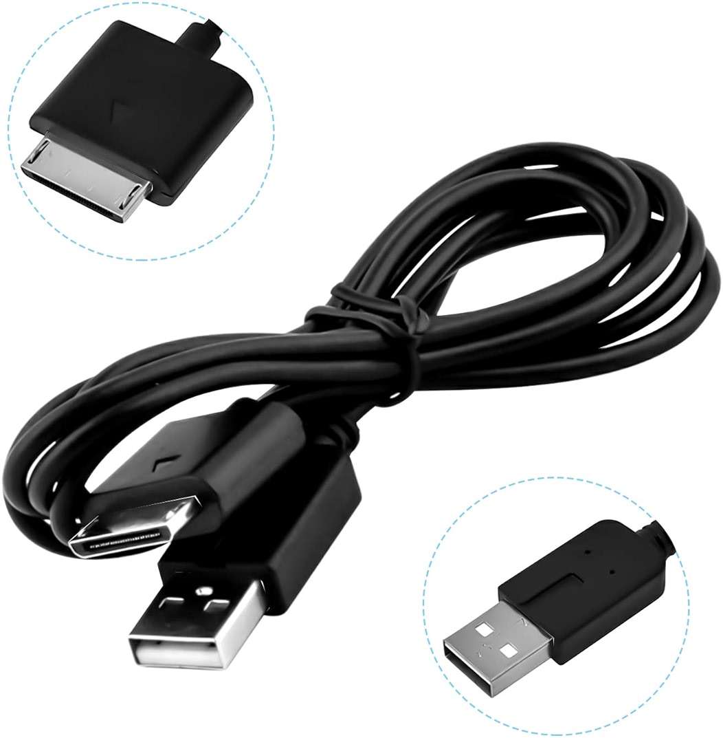 Draw a dragon Compatible for PSP Go Charger Cable, Data and Charging Cable Fit for Sony PSP Go 2 in 1 USB 2.0 Data Sync Transfer and Power Charger Cable Cord & Ultra Clear Guard Film 1 Pack WPAICHENG - Image 4