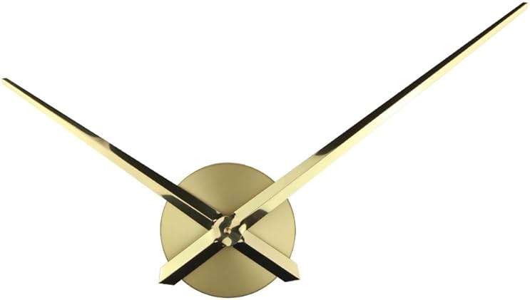 Amazlife 3D DIY Wall Clock - Frameless Large 3D Modern Wall Clock Mirror Stickers Decor for Office Living Room Bedroom Home Decorations (Gold) - Image 4