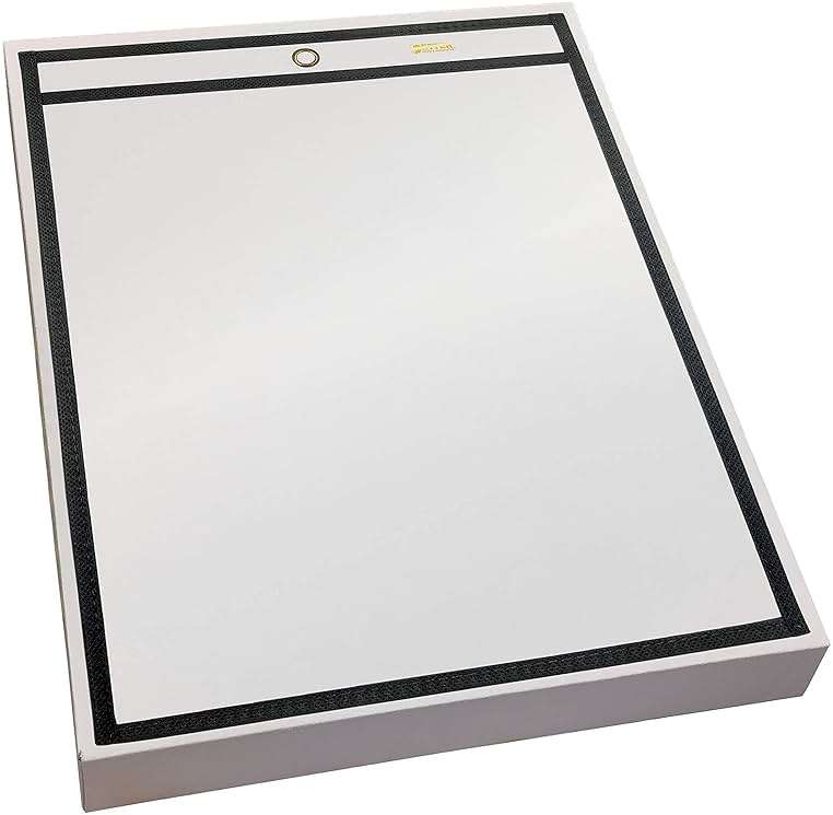 Better Office Products Shop Ticket Holders, 9 x 12 Inches, Both Sides Clear, Stitched Black Edge Trim, 25 Pack - Image 5