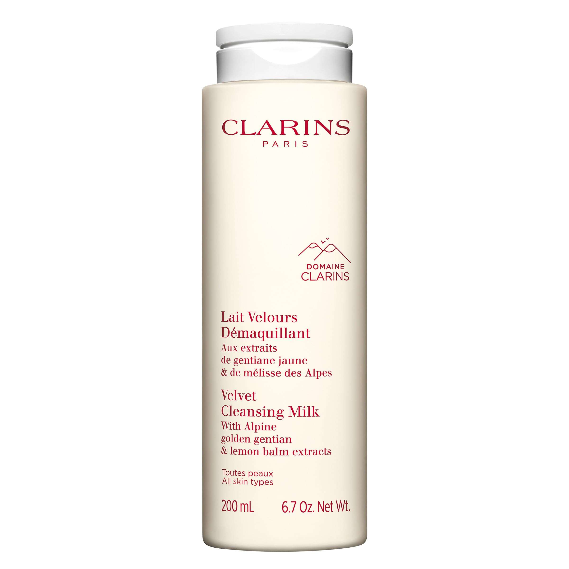 Clarins Velvet Cleansing Milk | Award-Winning | Cleanses, Hydrates and Balances Skin's Microbiota | Dermatologist Tested | Ophthalmologist Tested | Colorant-Free | All Skin Types - Image 1