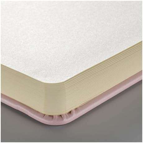 Tarens T9314-012M Art Creations Sketchbook, Drawing Notebook, 5.1 x 8.3 inches (13 x 21 cm), Pastel Pink, Thickness: 4.9 oz/sq ft (140 g/m2), Fine, Acid Free Paper, 80 Sheets Bound - Image 4