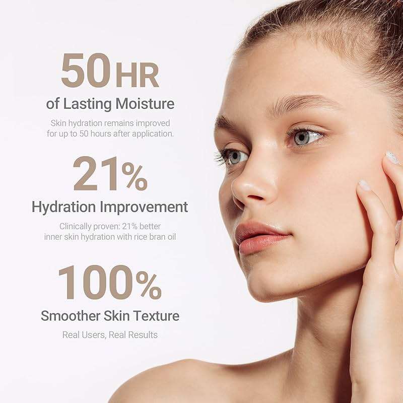 HAYEJIN RiceFila Oil Toner - 2-in-1 Moisturizing & Hydrating Rice Bran Milky Face Toner Cream for Glass Skin with Niacinamide, Hyaluronic Acids & Peptides - Vegan Korean Skin Care 5.07 fl oz - Image 3