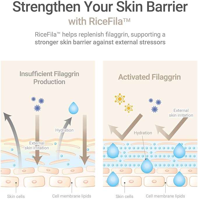 HAYEJIN RiceFila Oil Toner - 2-in-1 Moisturizing & Hydrating Rice Bran Milky Face Toner Cream for Glass Skin with Niacinamide, Hyaluronic Acids & Peptides - Vegan Korean Skin Care 5.07 fl oz - Image 7
