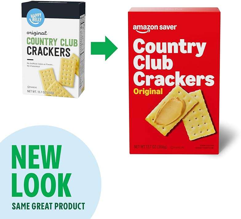 Amazon Saver, Original Country Club Crackers, 13.7 Oz (Previously Happy Belly, Packaging May Vary) - Image 4