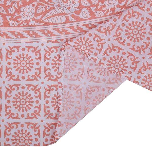 raajsee Rose Gold Ombre Tapestry Wall Hanging Mandala-Bohemian Room Decor-Indian Cotton Throw Hippie Tapestries -Boho Bedding Twin bedspread 52x82 Imches - Image 3