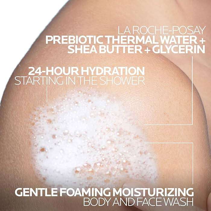 La Roche-Posay Lipikar AP+ Gentle Foaming Moisturizing Wash, Shea Butter + Niacinamide + Glycerin, Moisturizing Body Wash For Dry Skin, National Eczema Association Accepted, Dermatologist Tested​ - Image 3