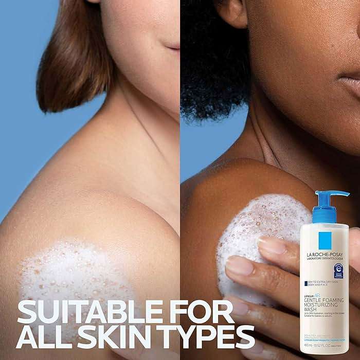 La Roche-Posay Lipikar AP+ Gentle Foaming Moisturizing Wash, Shea Butter + Niacinamide + Glycerin, Moisturizing Body Wash For Dry Skin, National Eczema Association Accepted, Dermatologist Tested​ - Image 6