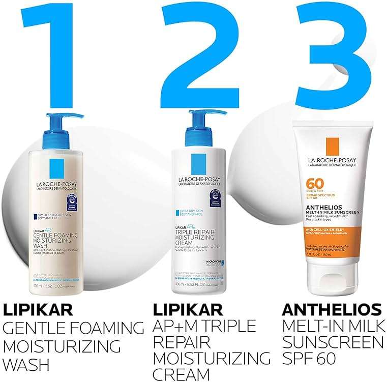 La Roche-Posay Lipikar AP+ Gentle Foaming Moisturizing Wash, Shea Butter + Niacinamide + Glycerin, Moisturizing Body Wash For Dry Skin, National Eczema Association Accepted, Dermatologist Tested​ - Image 8