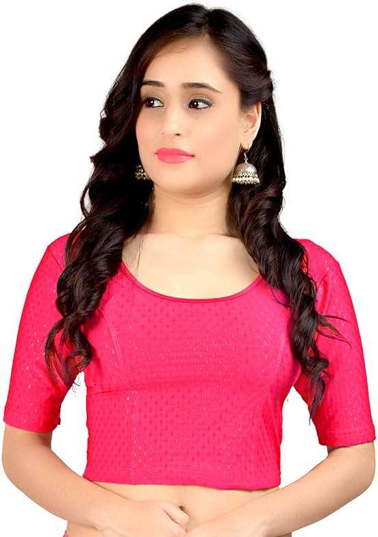 Chandrakala Readymade Blouses for Women Sarees,Stretchable (B179) - Image 1