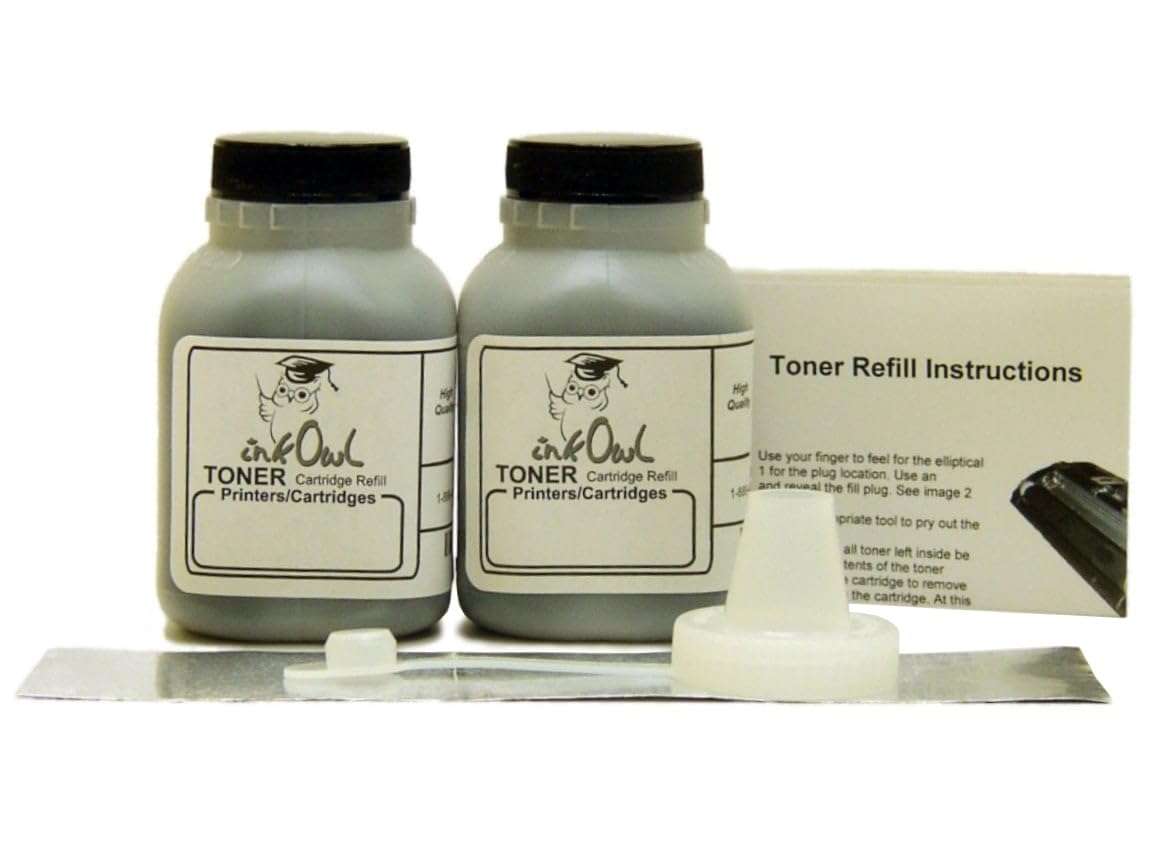InkOwl Toner Refill Kit Replacement for Brother TN-730, TN-760, TN-770 (2-Pack) - Image 1