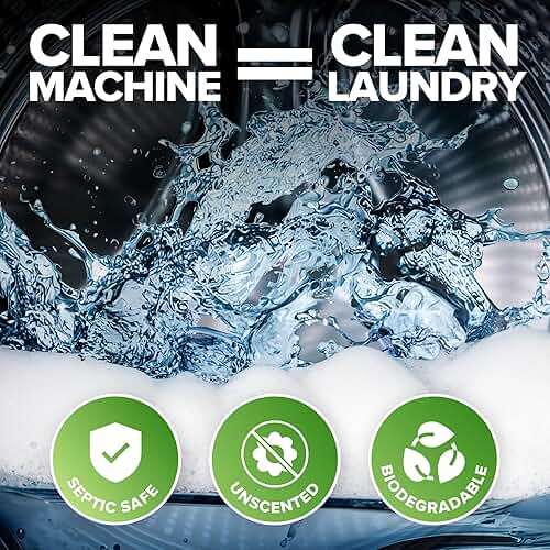 Renuv® Heavy Duty Washing Machine Cleaner Descaler Tablets - for Front Load, Top Load Washer, HE (6 XL Tablets - 6 Months Supply) - Image 6