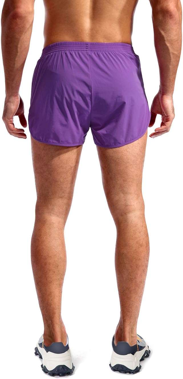 Pudolla Men’s Running Shorts 3 Inch Quick Dry Gym Athletic Workout Shorts for Men with Zipper Pockets - Image 4