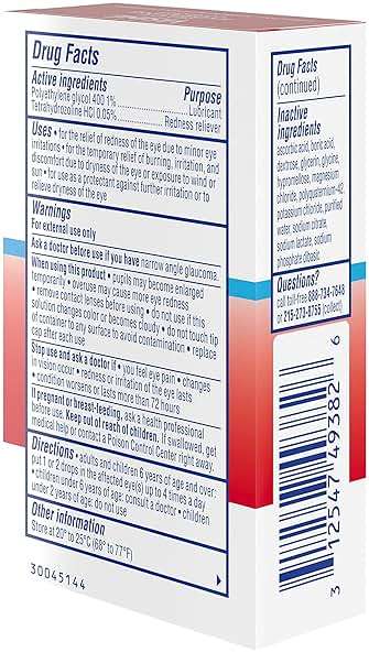Visine Red Eye Hydrating Comfort Redness Relief and Lubricant Drops to Help Moisturize and Relieve Due to Minor Eye Irritations Fast, Tetrahydrozoline HCl, 0.28 fl. oz - Image 14