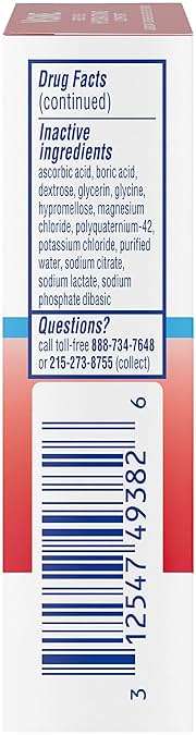 Visine Red Eye Hydrating Comfort Redness Relief and Lubricant Drops to Help Moisturize and Relieve Due to Minor Eye Irritations Fast, Tetrahydrozoline HCl, 0.28 fl. oz - Image 10